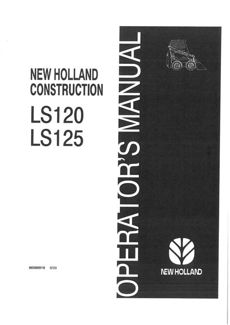 new holland ls120 skid steer|ls180 new holland manual.